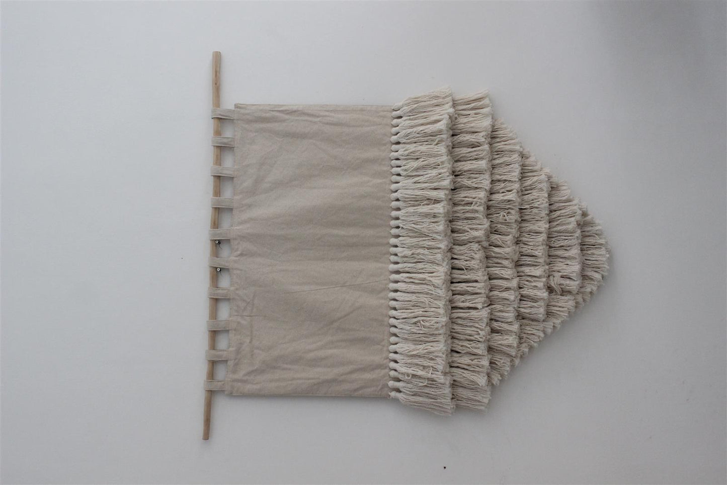 Wanddekor PUERTO I Creme I exzellentes & nachhaltiges Makramee