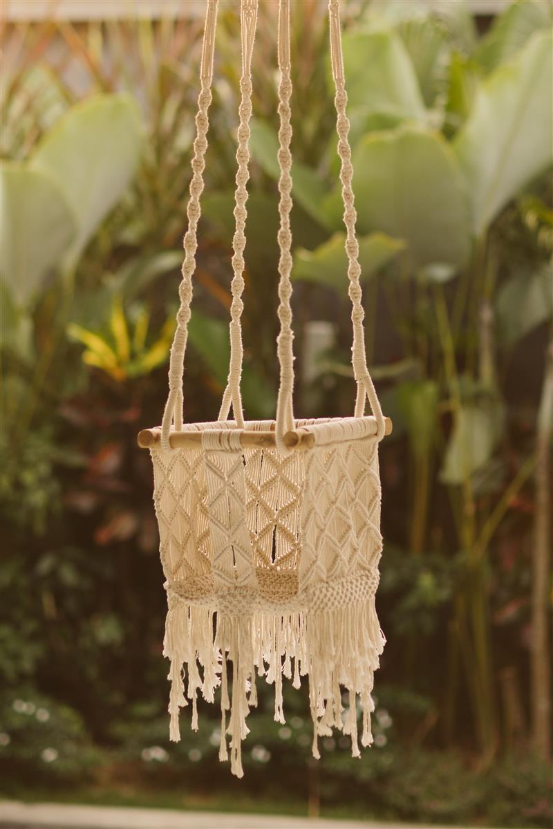 Babyschaukel LOJO I Natural I exzellentes & nachhaltiges Makramee