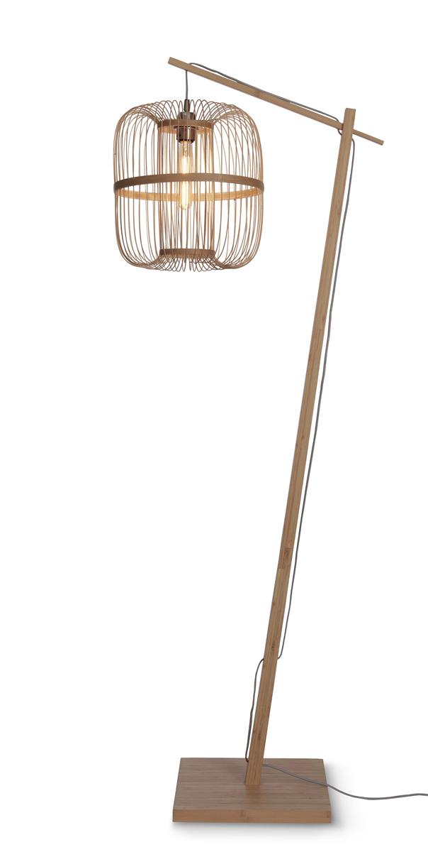 GOOD&MOJO I Stehleuchte I HOKKAIDO I Farbe: Natur I Schirm: Ø25 x 38