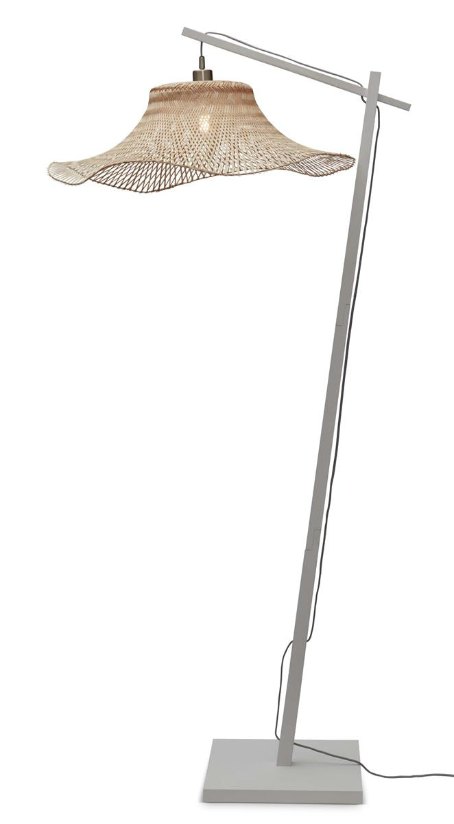 GOOD&MOJO I Stehleuchte I IBIZA I Farbe: Natur I Schirm: Ø65 x 20