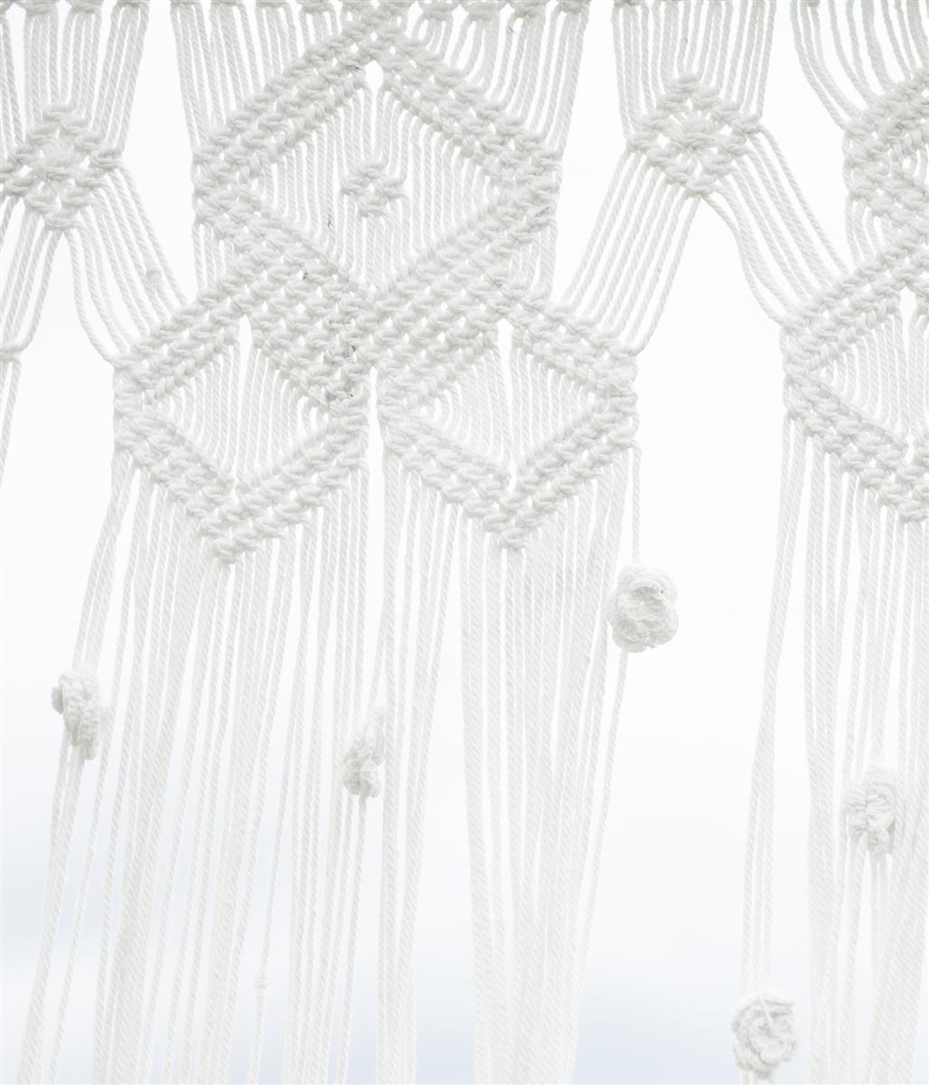 Pergola-Hochzeitsbogen RAPUNZEL I Weiß/Rosa I exzellentes & nachhaltiges Makramee