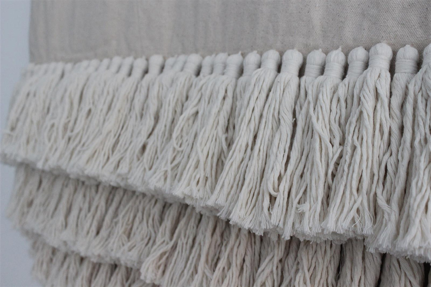 Wanddekor PUERTO I Creme I exzellentes & nachhaltiges Makramee