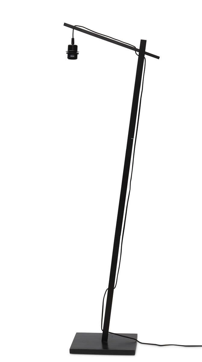 GOOD&MOJO I Stehleuchte I CANGO I Farbe: Schwarz I Schirm: Ø40 x20