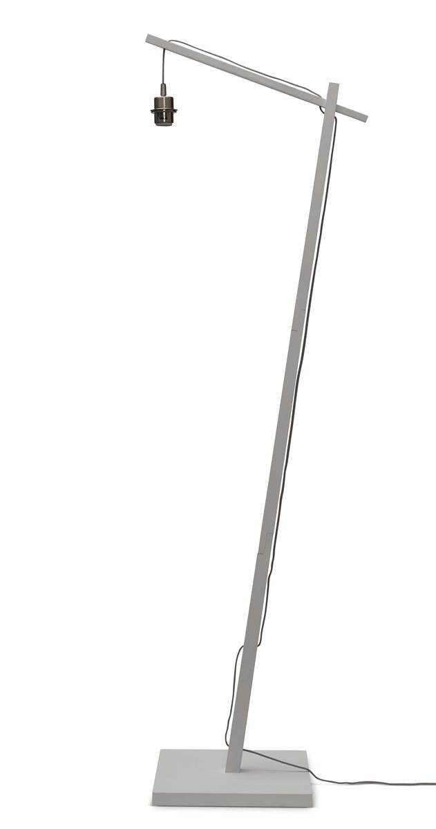 GOOD&MOJO I Stehleuchte I IBIZA I Farbe: Natur I Schirm: Ø65 x 20