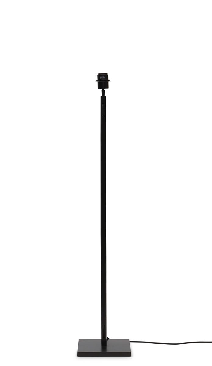 GOOD&MOJO I Stehleuchte I BHUTAN I Farbe: Natur/Schwarz I Schirm: Ø25 x 20