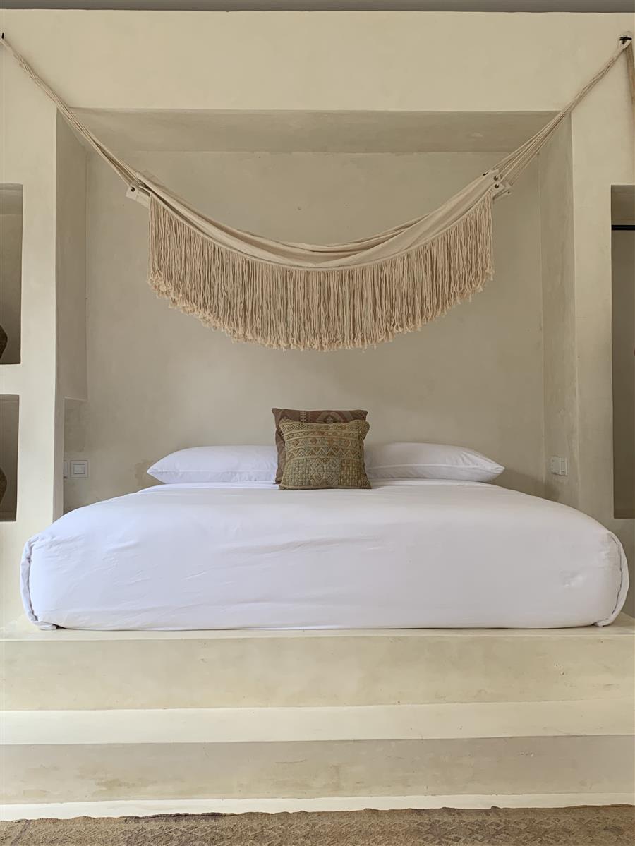 Hängematte HIDEAWAY I Creme I exzellentes & nachhaltiges Makramee