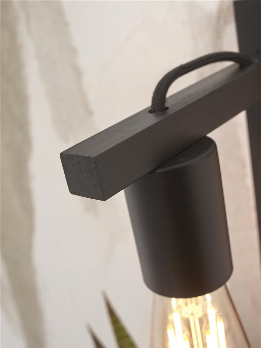 GOOD&MOJO I Wandleuchte I FLORES I Farbe: Schwarz