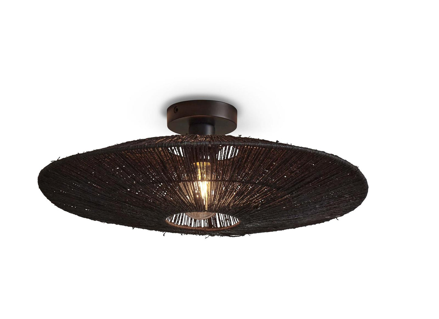 GOOD&MOJO I Deckenleuchte I IGUAZU I Farbe: Schwarz I Schirm: Ø55 x 14