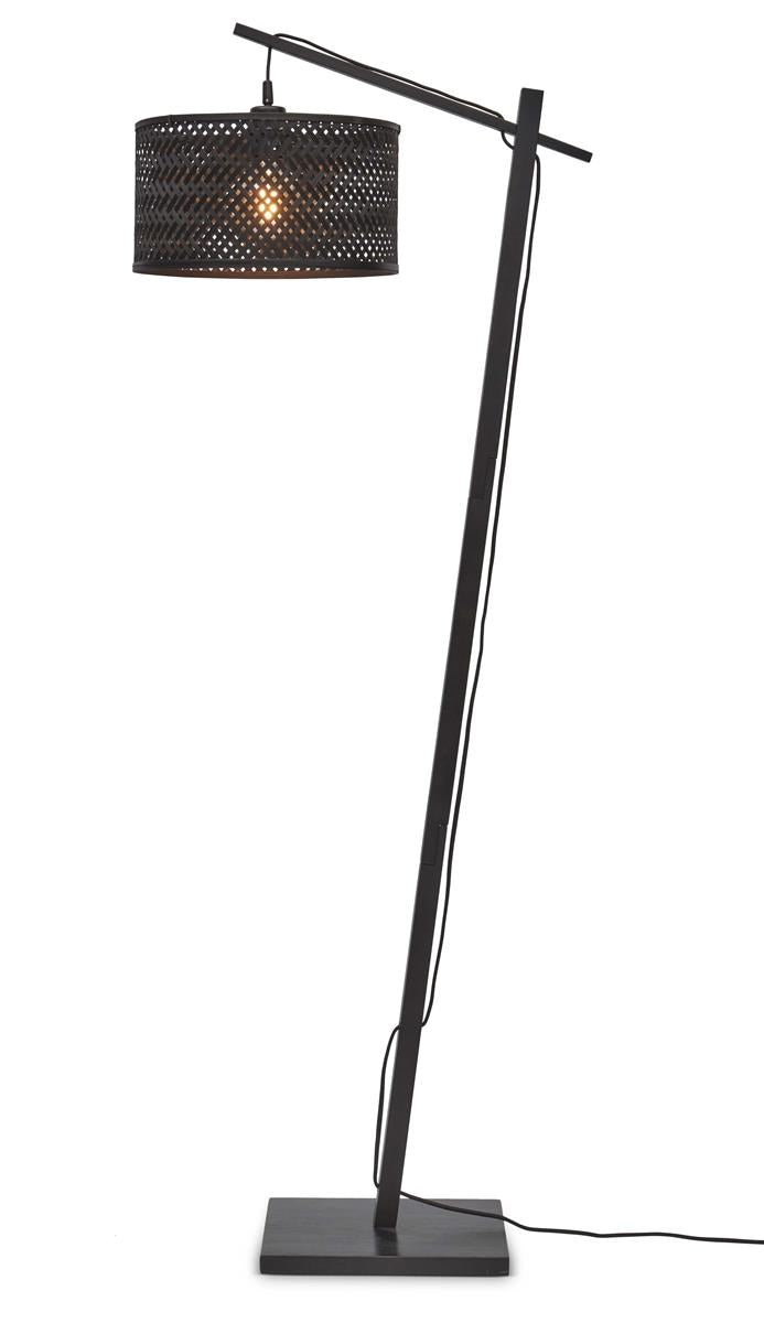GOOD&MOJO I Stehleuchte I JAVA I Farbe: Schwarz I Schirm: Ø32 x 18