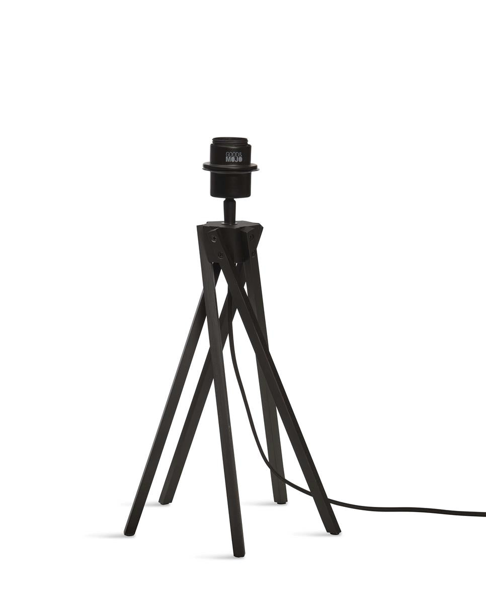 GOOD&MOJO I Tischleuchte I IGUAZU I Farbe: Schwarz I Schirm: Ø30 x 16