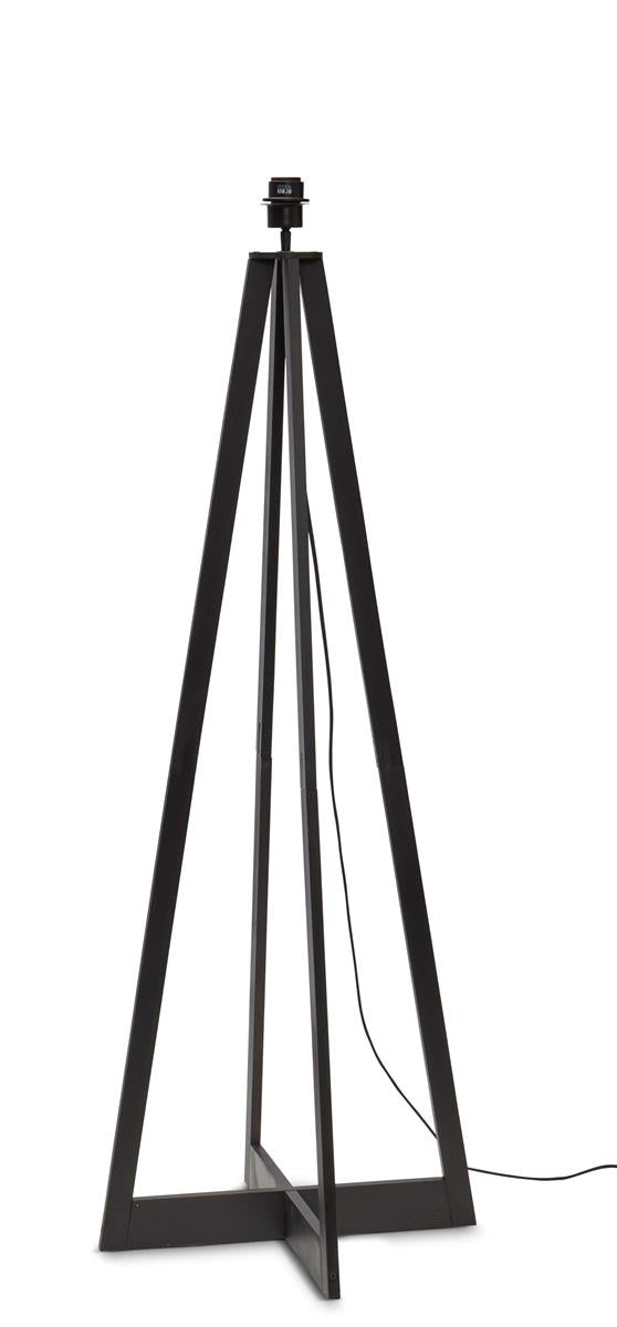 GOOD&MOJO I Stehleuchte I JAVA I Farbe: Schwarz I Schirm: Ø50 x 22