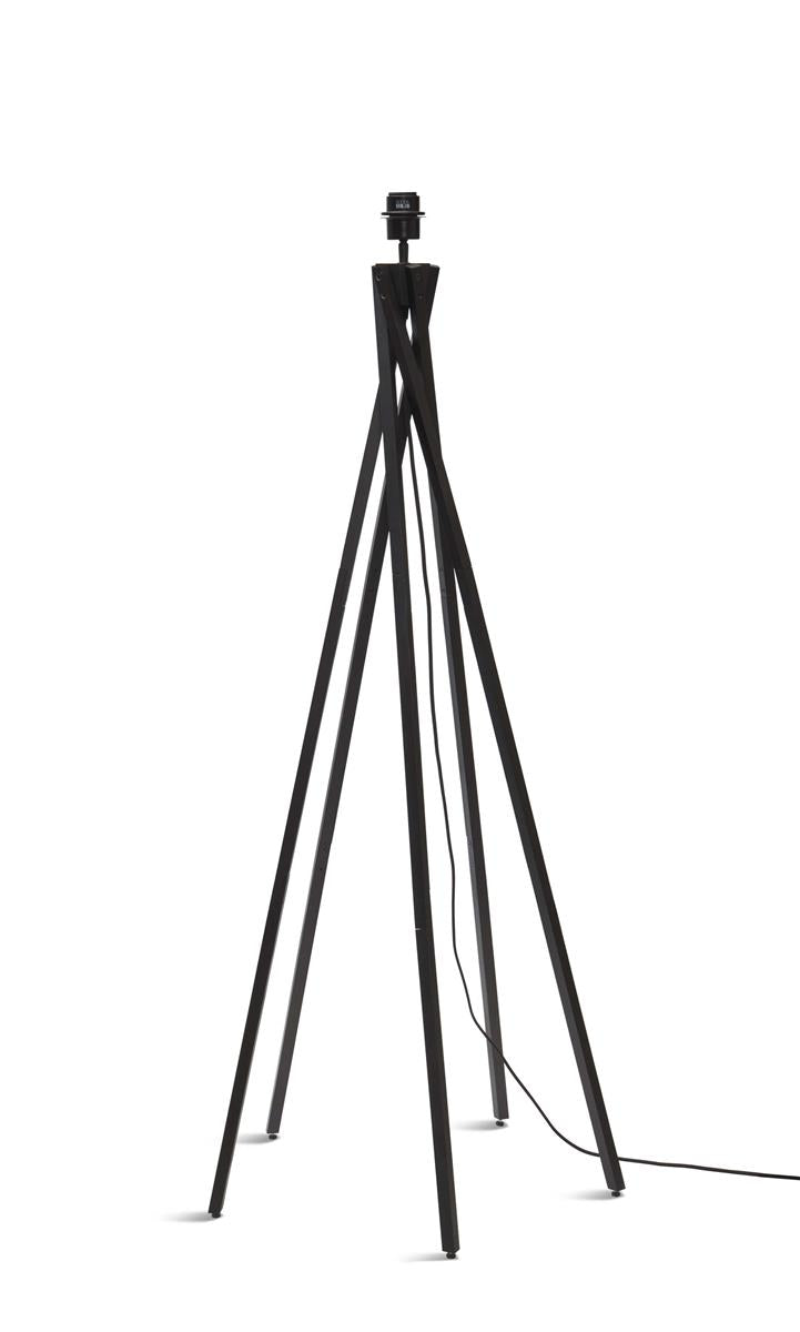 GOOD&MOJO I Stehleuchte I JAVA I Farbe: Schwarz I Schirm: Ø50 x 22