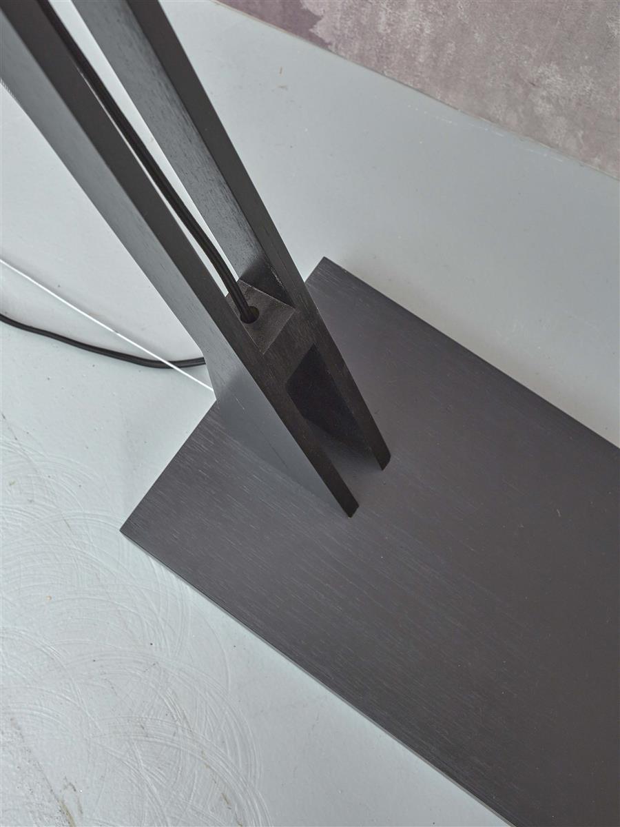 GOOD&MOJO I Stehleuchte I JAVA I Farbe: Natur/Schwarz I Schirm: Ø50 x 22