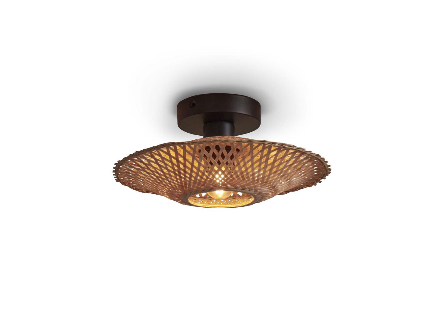 GOOD&MOJO I Deckenleuchte I KALIMANTAN I Farbe: Natur I Schirm: Ø30 x 8