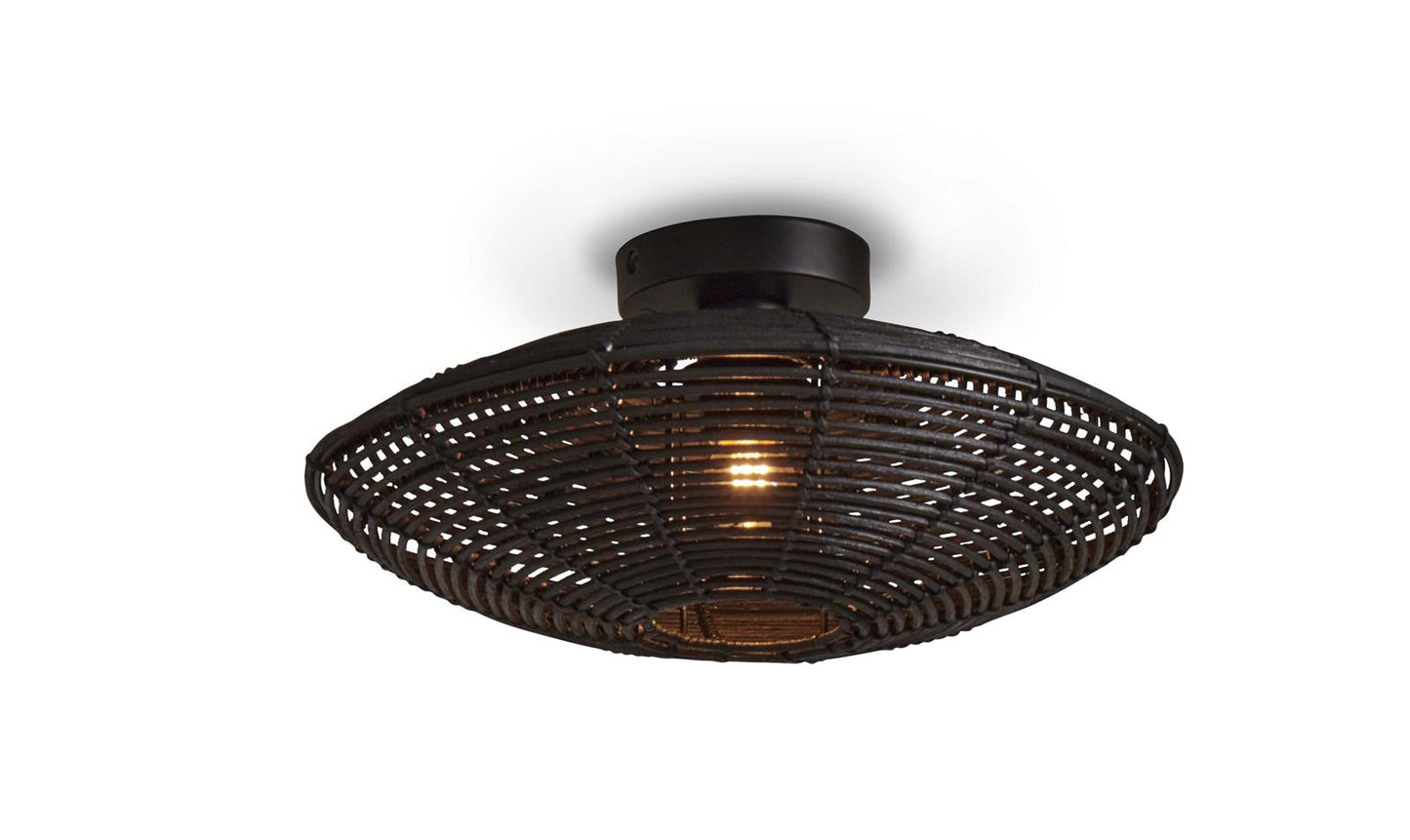 GOOD&MOJO I Deckenleuchte I TANAMI I Farbe: Schwarz I Schirm: Ø40 x 10