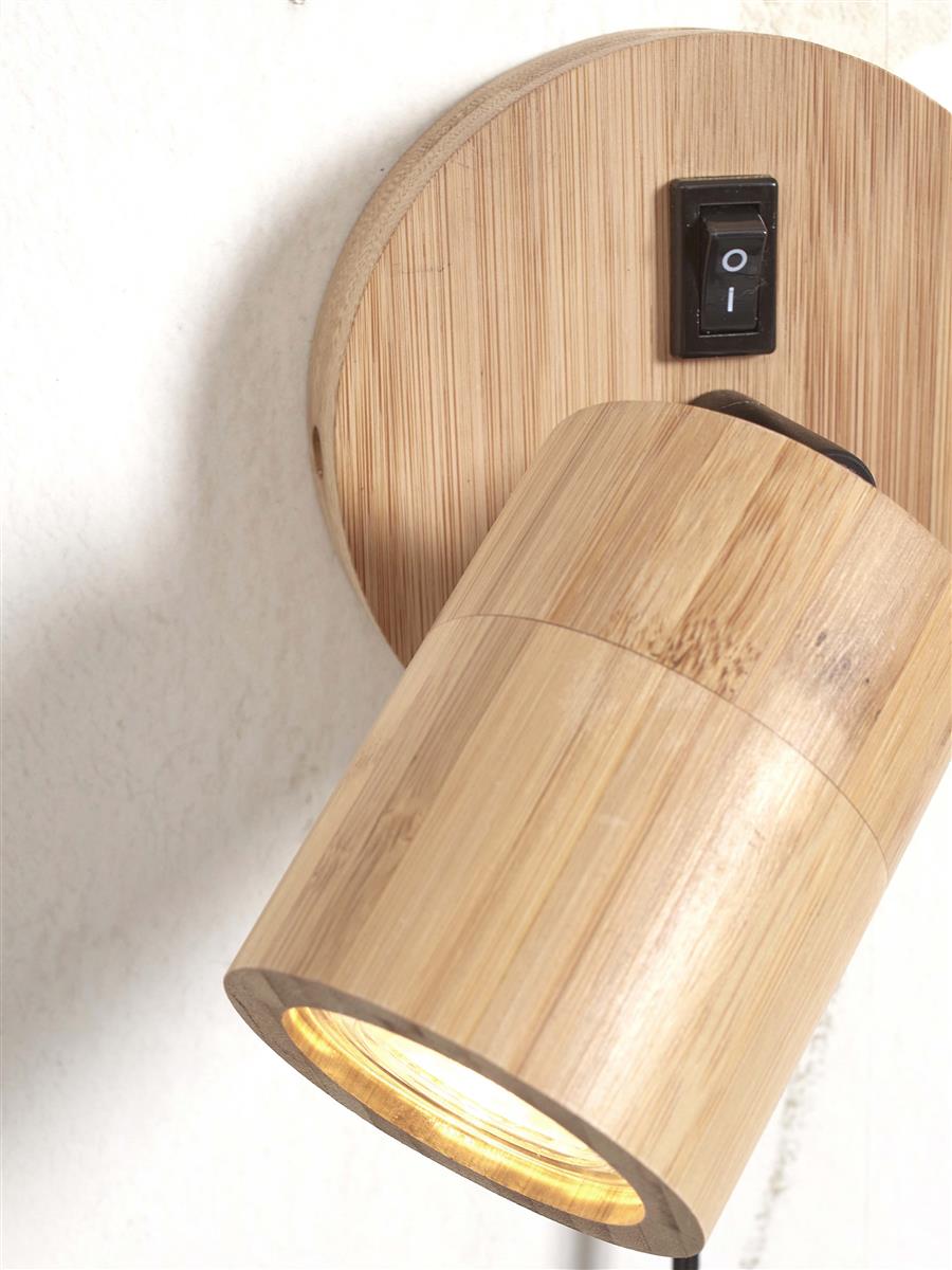 GOOD&MOJO I Wandleuchte I JAVA I Farbe: Natur