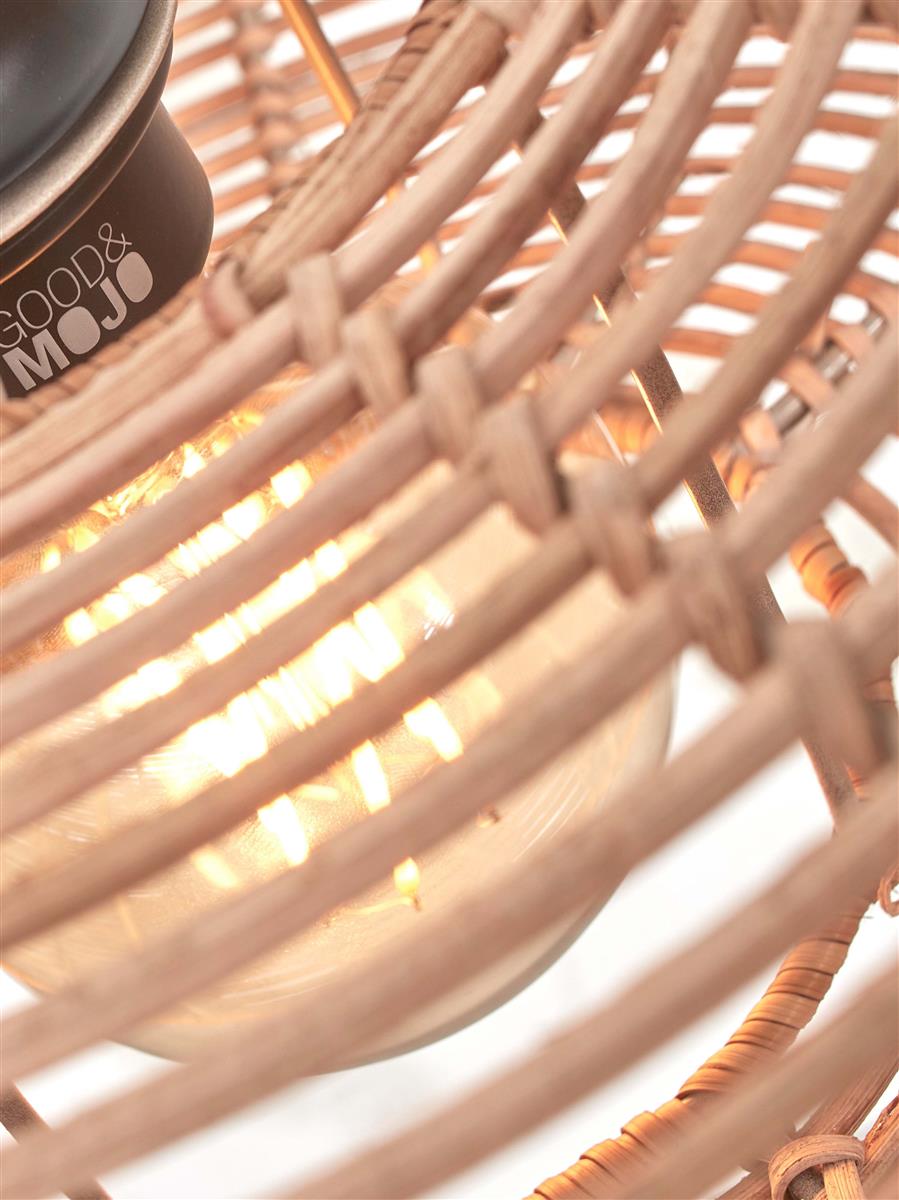 GOOD&MOJO I Deckenleuchte I TANAMI I Farbe: Natur I Schirm: Ø55 x 14