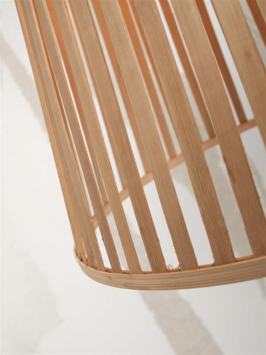 GOOD&MOJO I Hängeleuchte I MERAPI I Farbe: Natur I Schirm: Ø40 x 42