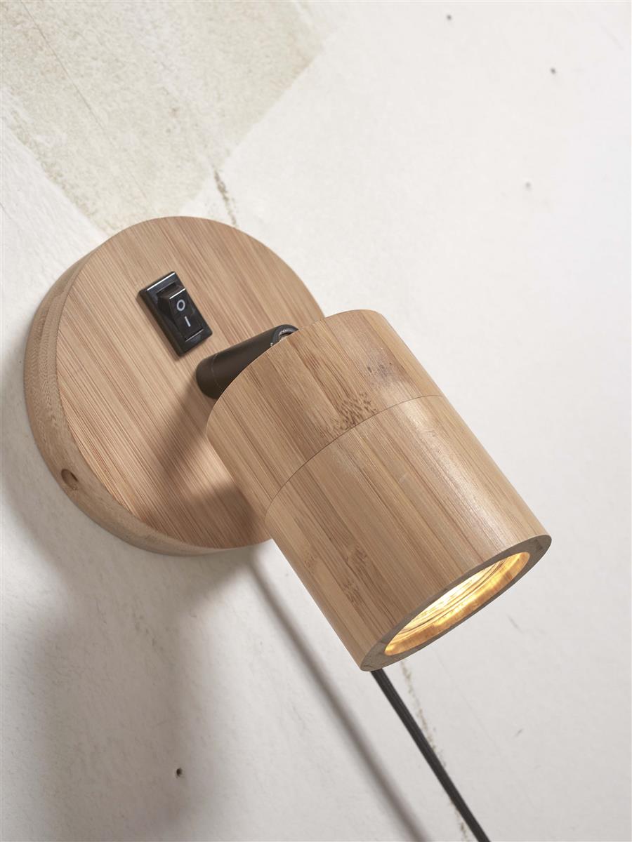 GOOD&MOJO I Wandleuchte I JAVA I Farbe: Natur