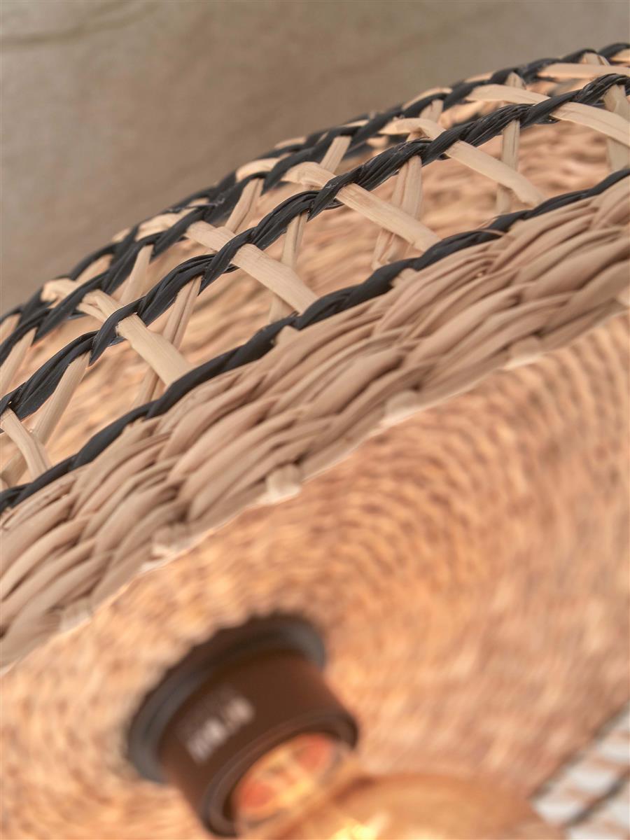 GOOD&MOJO I Deckenleuchte I PANTANAL I Farbe: Schwarz I Schirm: Ø45 x 9