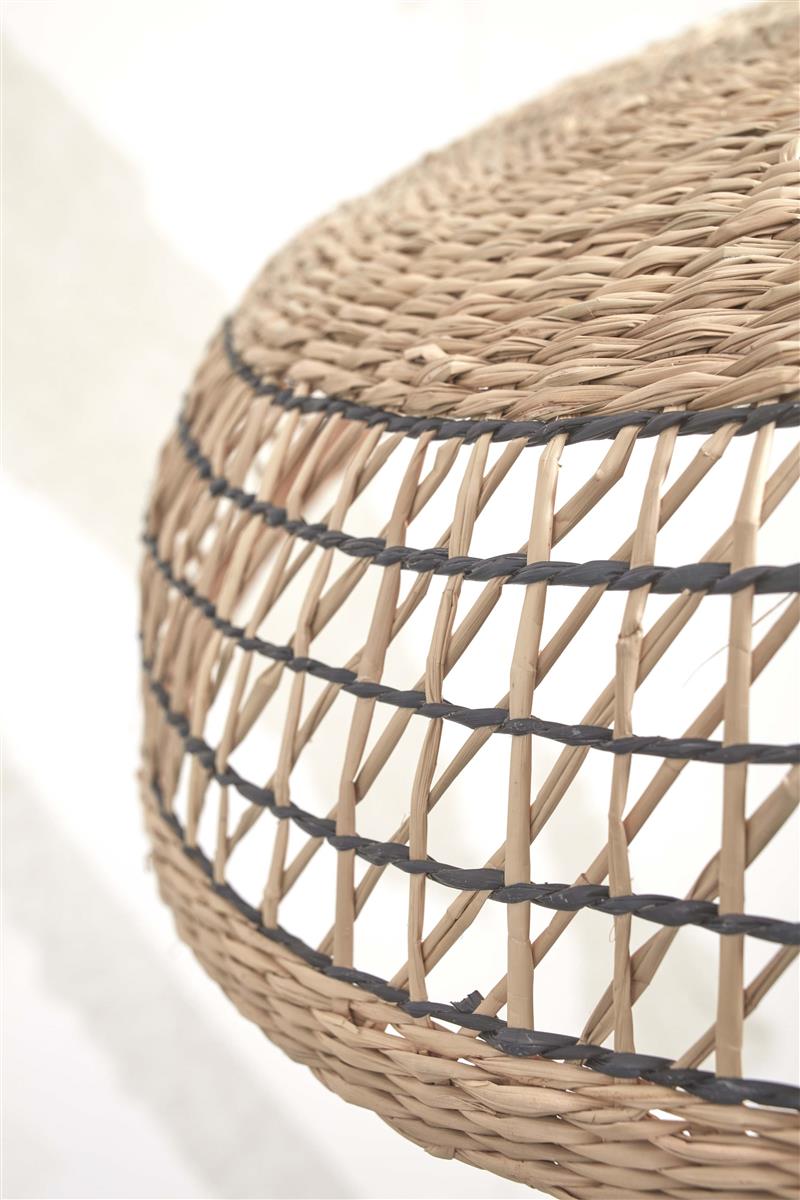 GOOD&MOJO I Hängeleuchte I PANTANAL I Farbe: Schwarz I Schirm: Ø45 x 9