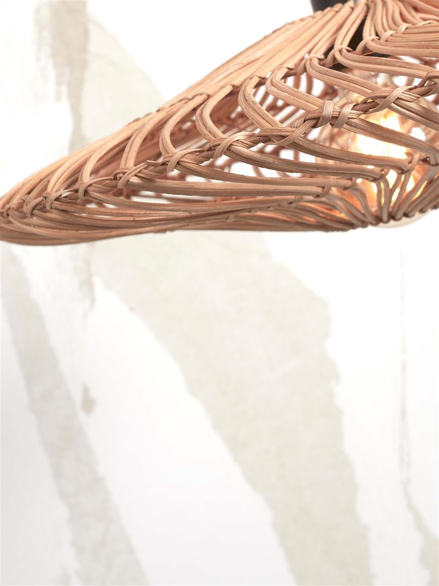 GOOD&MOJO I Deckenleuchte I ZANZIBAR I Farbe: Natur I Schirm: Ø40 x 12