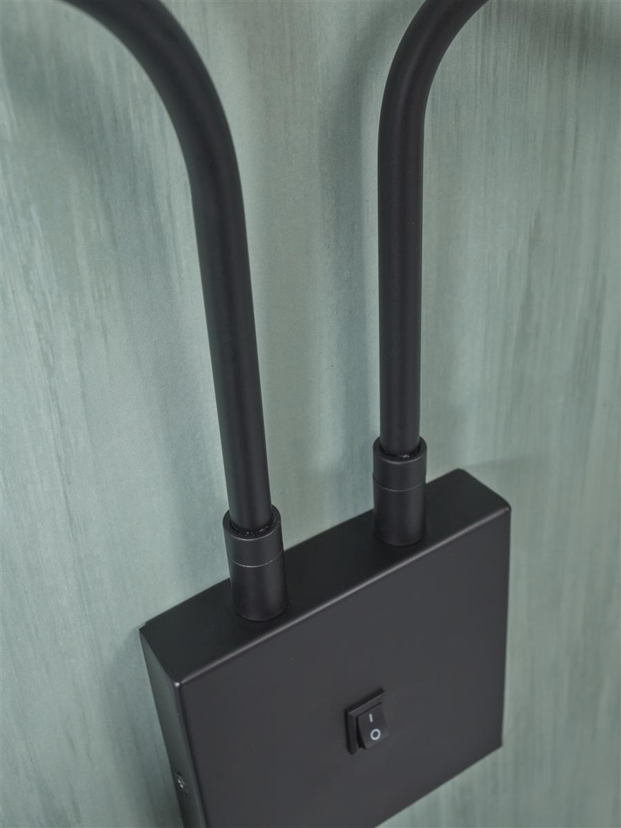 it's about RoMi I Wandleuchte I BREMEN I Farbe: Schwarz I Schirm: Ø14 x 17