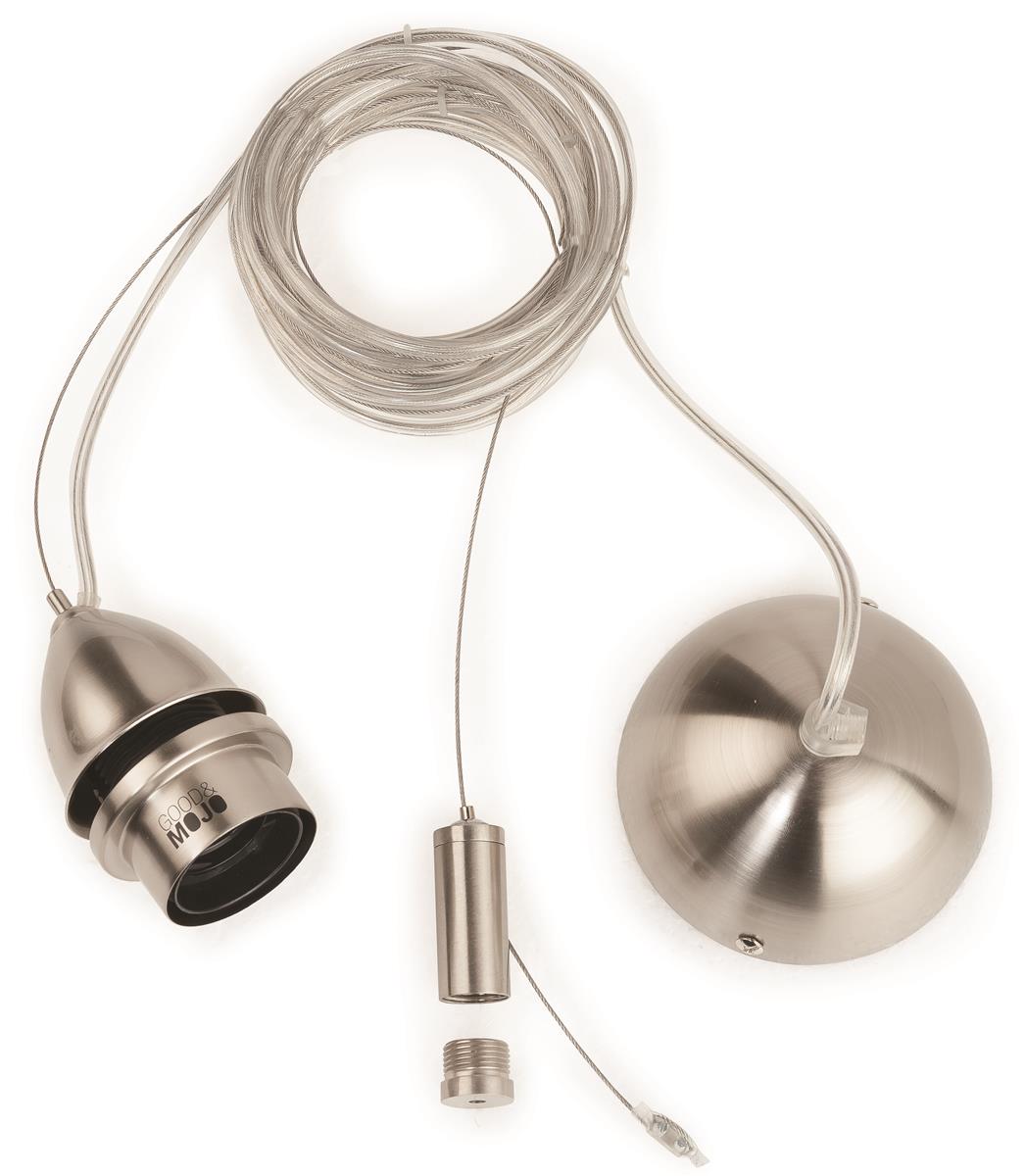 Good&Mojo I Hängeleuchte I BORNEO I Farbe: Natur I Schirm: Ø52 x 32