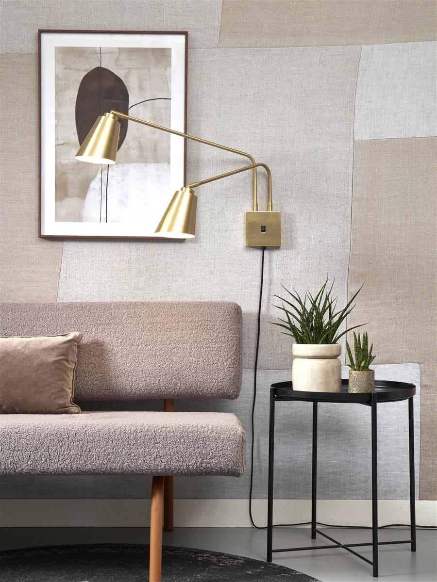 it's about RoMi I Wandleuchte I BREMEN I Farbe: Gold I Schirm: Ø14 x 17