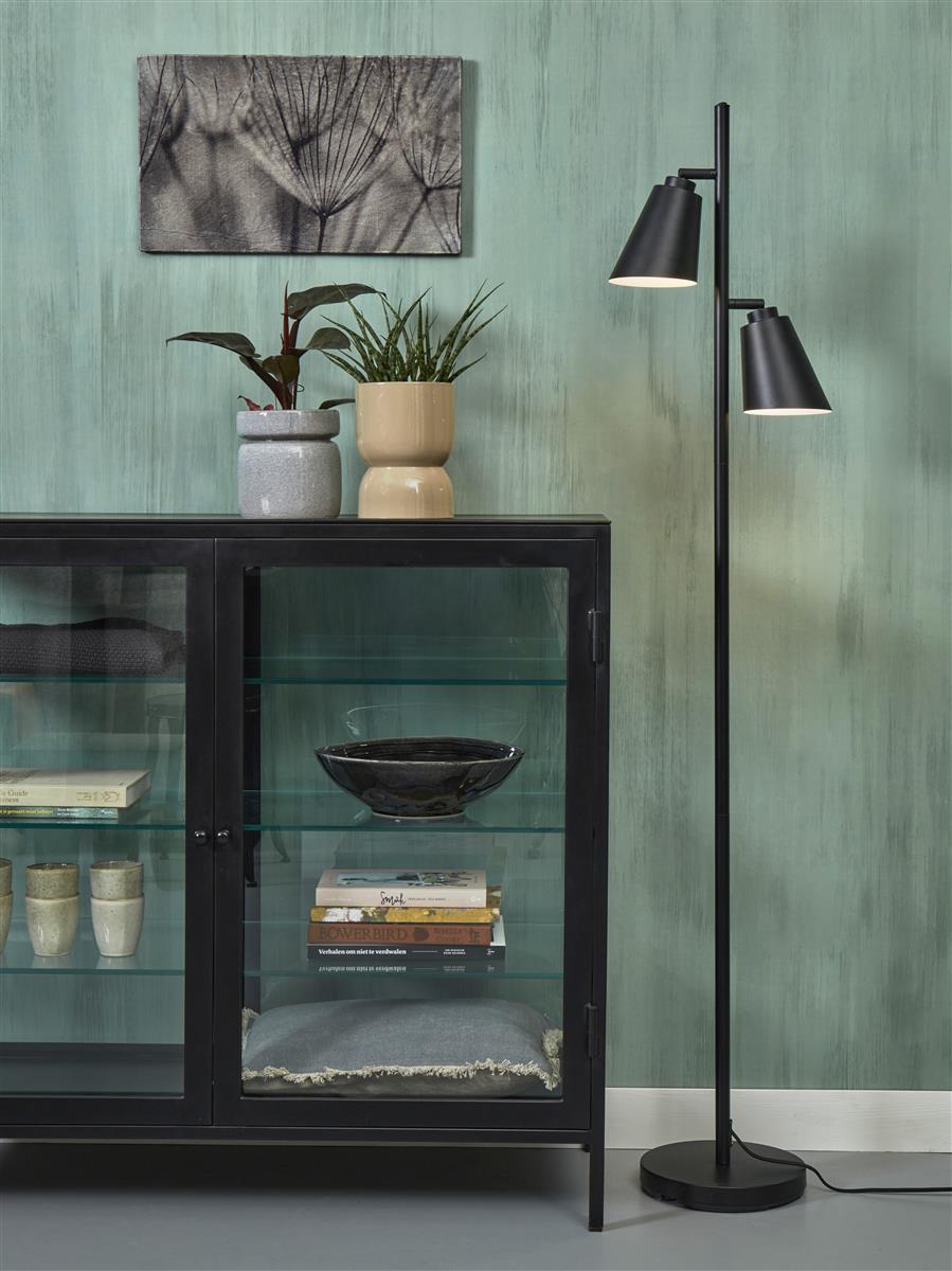 it's about RoMi I Stehleuchte I BREMEN I Farbe: Schwarz I Schirm: Ø14 x 17