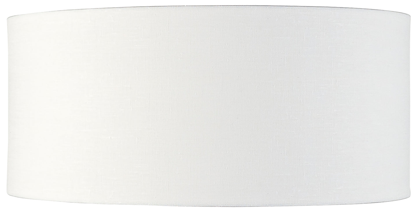 Good&Mojo I Stehleuchte I KILIMANJARO I Farbe: Weiß I Schirm: Ø60 x 30