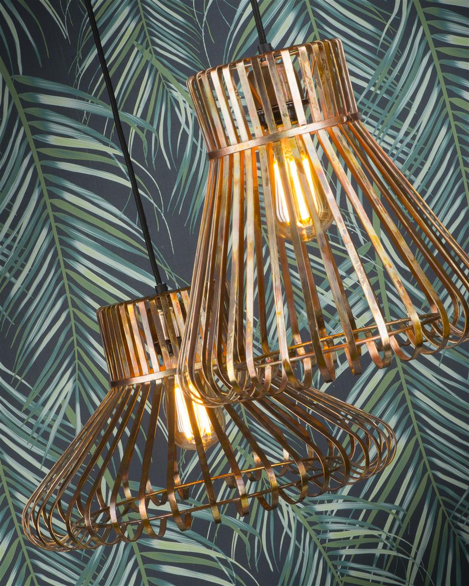 it's about RoMi I Hängeleuchte I MEKNES I Farbe: Kupfer I Schirm: Ø43 x 25