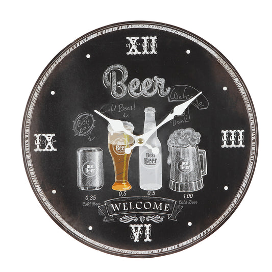 Wanduhr I Beer 28cm