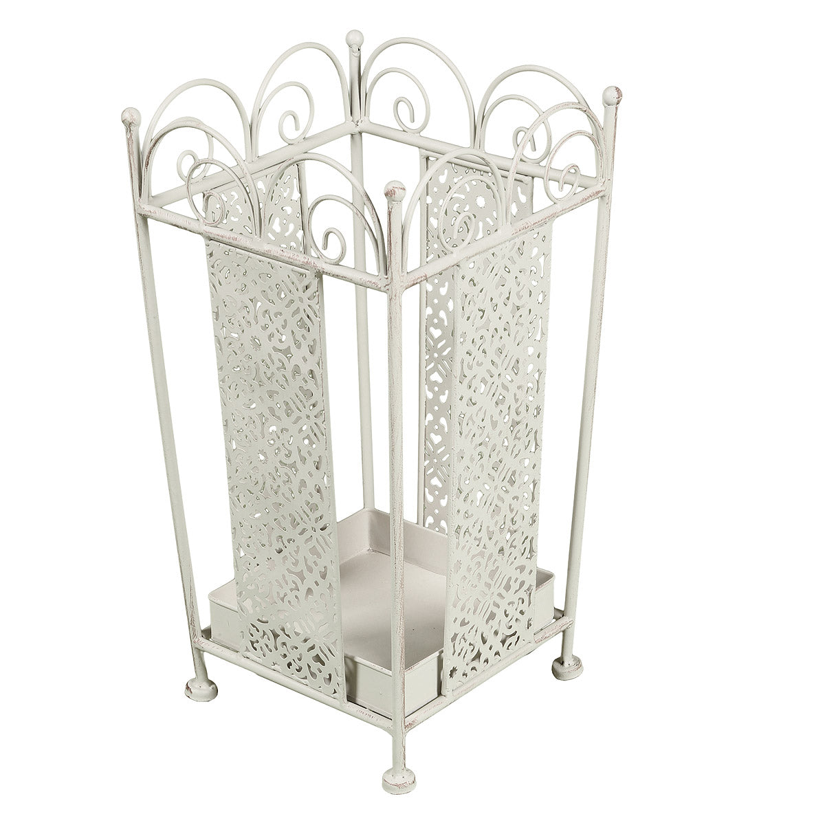 Schirmständer I antikweiss eckig