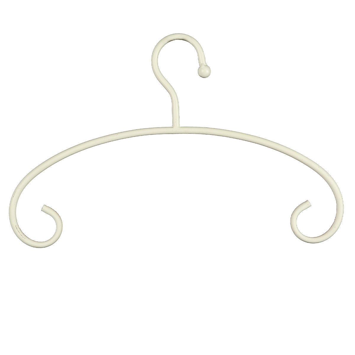 Kleiderbügel aus Eisen I antikweiss