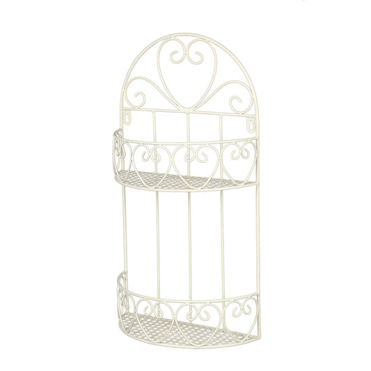 Wandregal rund I antikweiss 50cm