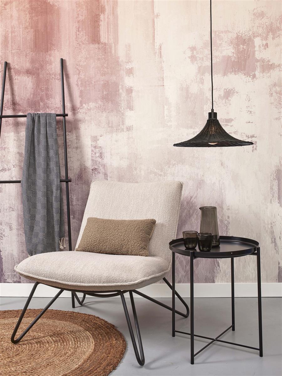 GOOD&MOJO I Hängeleuchte I BORABORA I Farbe: Schwarz I Schirm: Ø40 x 12