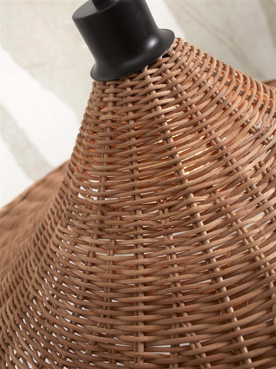 GOOD&MOJO I Hängeleuchte I BORABORA I Farbe: Natur I Schirm: Ø70 x20