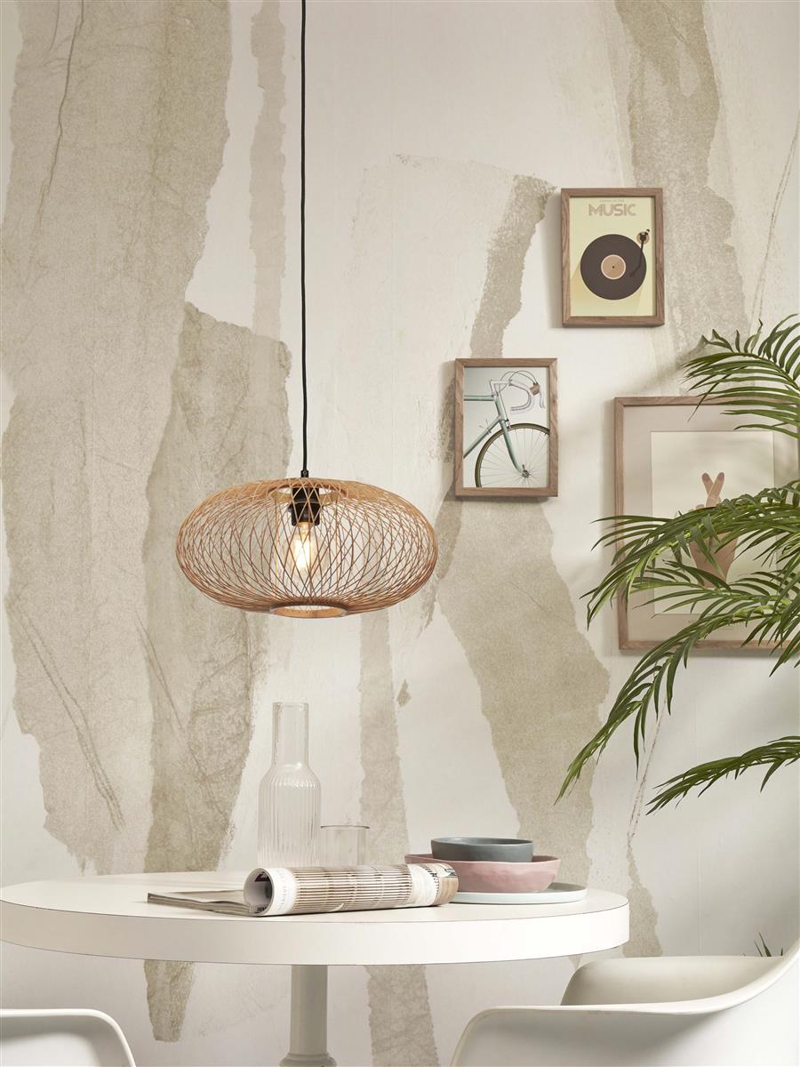 GOOD&MOJO I Hängeleuchte I CANGO I Farbe: Natur I Schirm: Ø40 x20