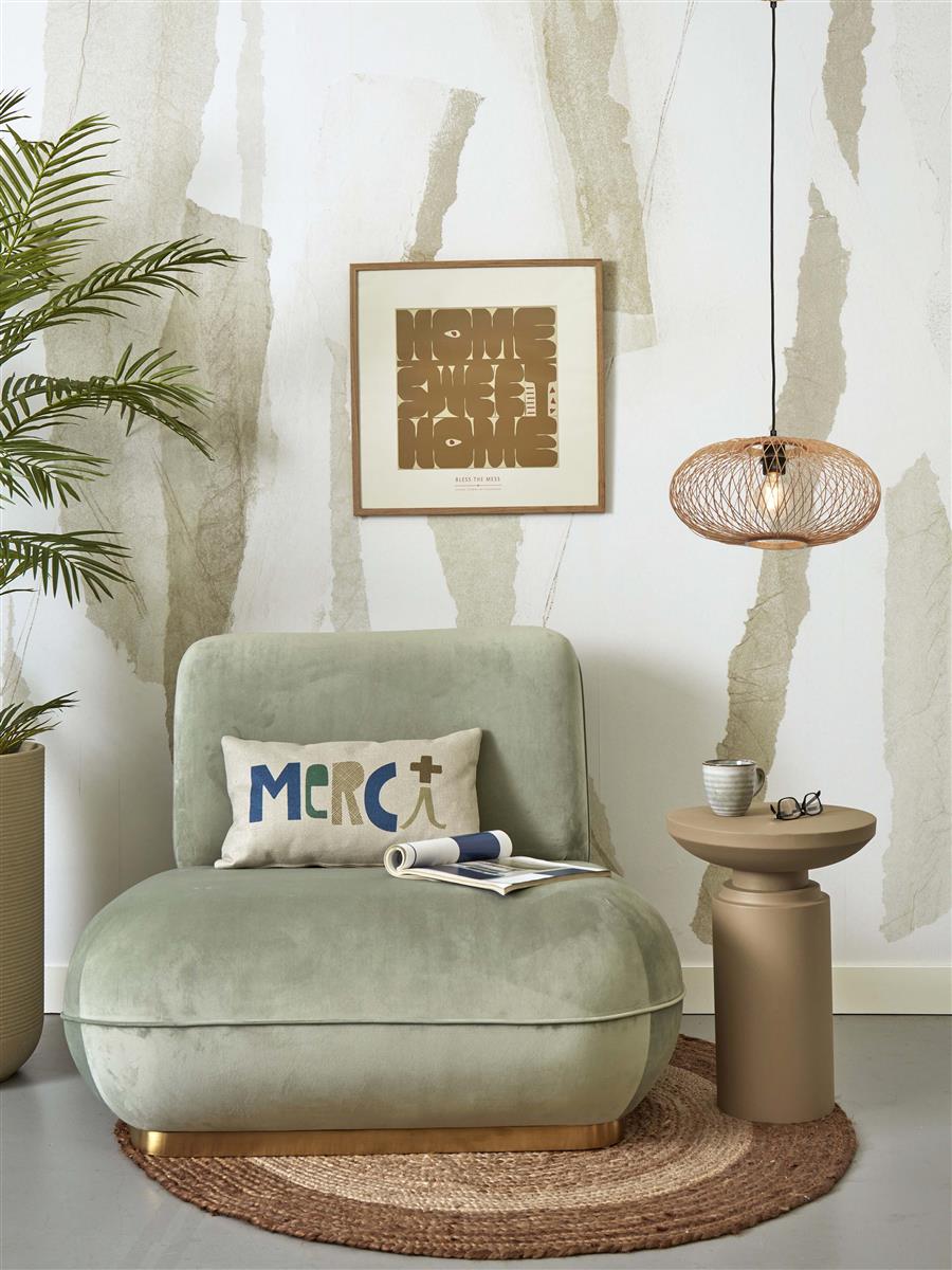 GOOD&MOJO I Hängeleuchte I CANGO I Farbe: Natur I Schirm: Ø40 x20