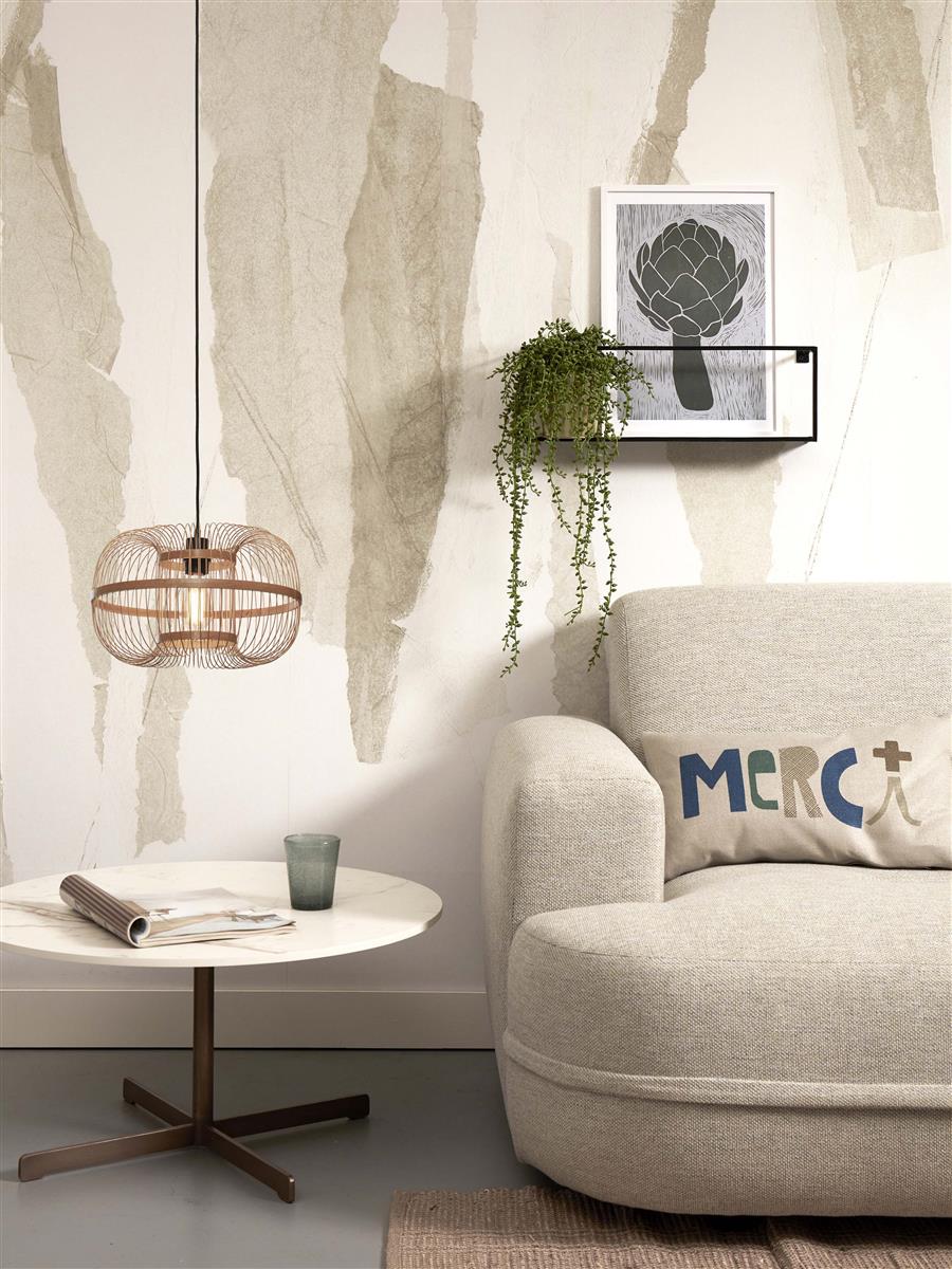 GOOD&MOJO I Hängeleuchte I HOKKAIDO I Farbe: Natur I Schirm: Ø38 x 25