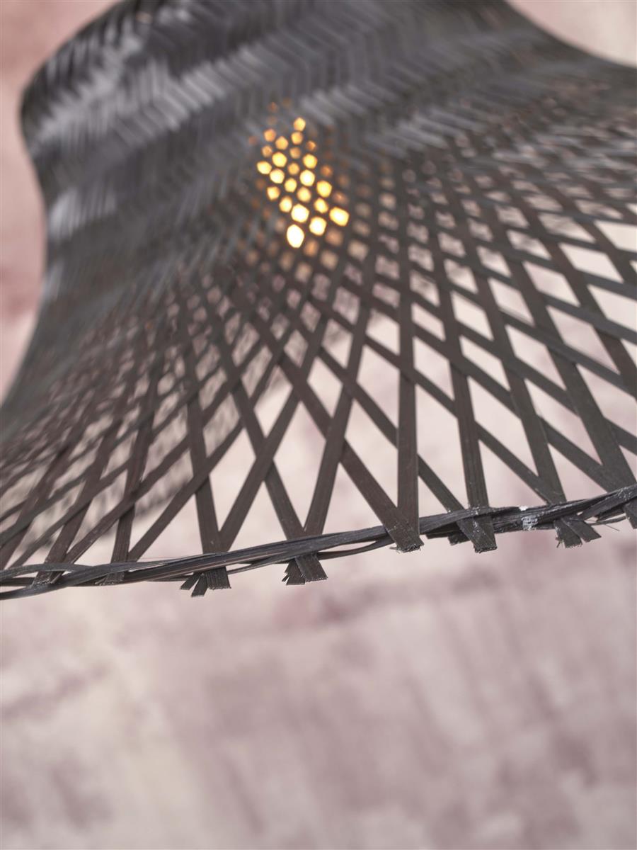 GOOD&MOJO I Deckenleuchte I IBIZA I Farbe: Schwarz I Schirm: Ø50 x15