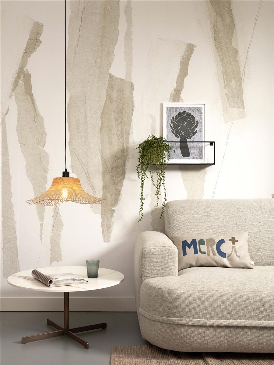 GOOD&MOJO I Hängeleuchte I IBIZA I Farbe: Natur I Schirm: Ø50 x15