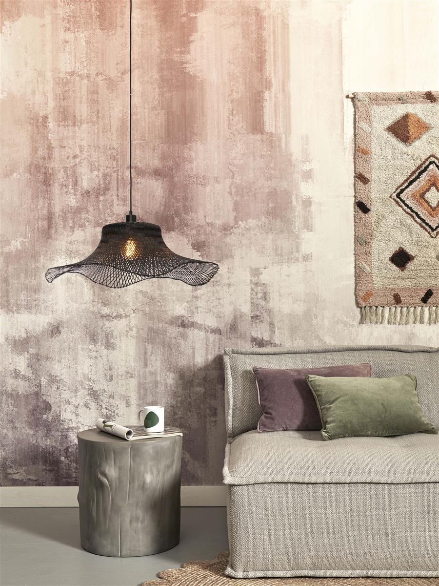 GOOD&MOJO I Hängeleuchte I IBIZA I Farbe: Schwarz I Schirm: Ø65 x 20