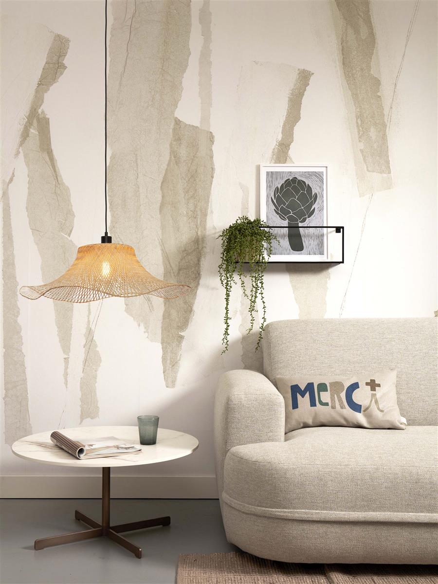 GOOD&MOJO I Hängeleuchte I IBIZA I Farbe: Natur I Schirm: Ø65 x 20