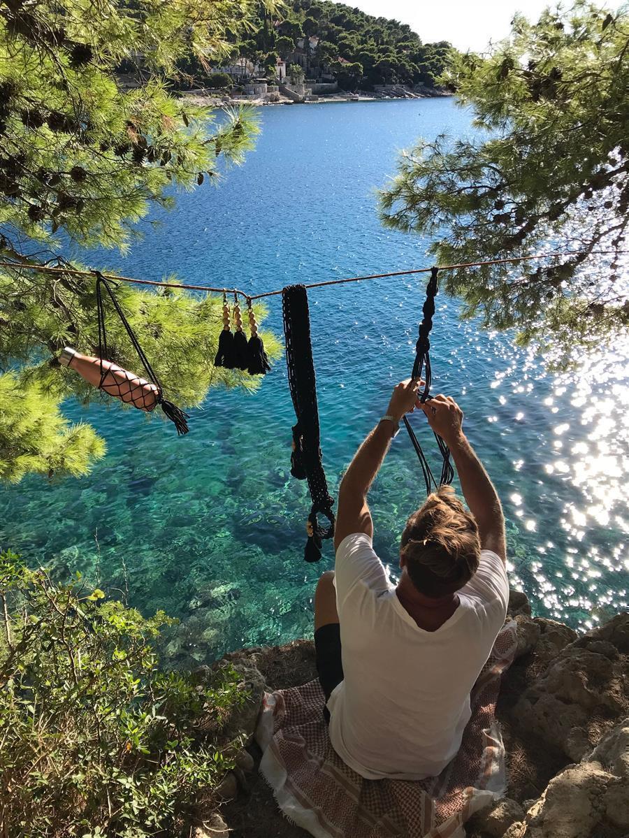 Wanddekor PUERTO I Creme I exzellentes &amp; nachhaltiges Makramee