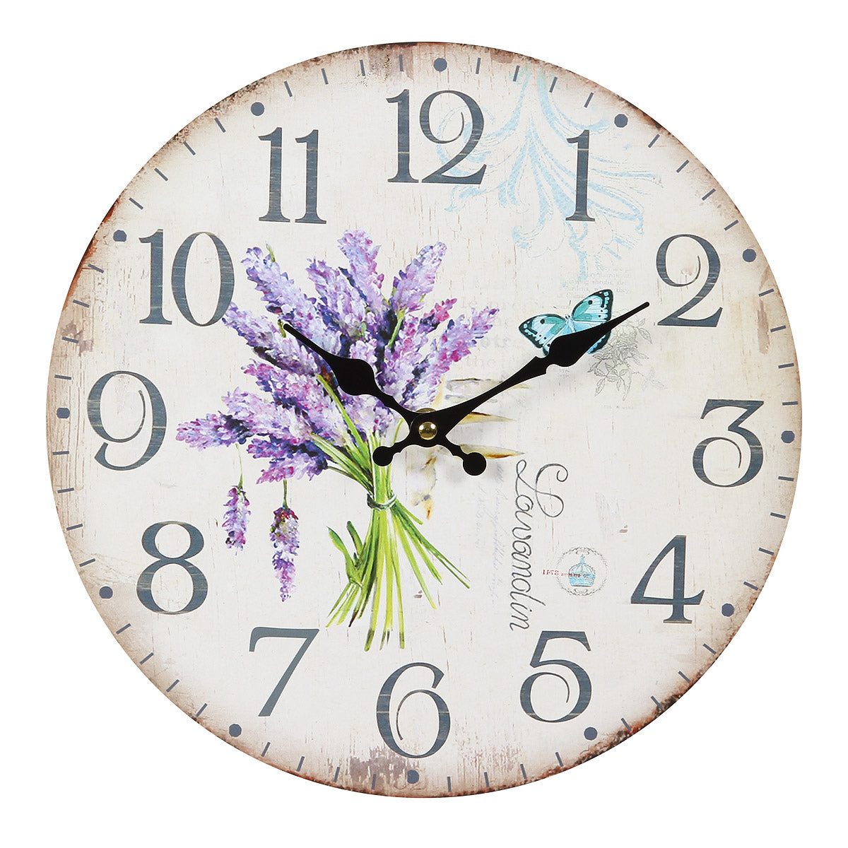 Lavendel Wanduhr 28cm