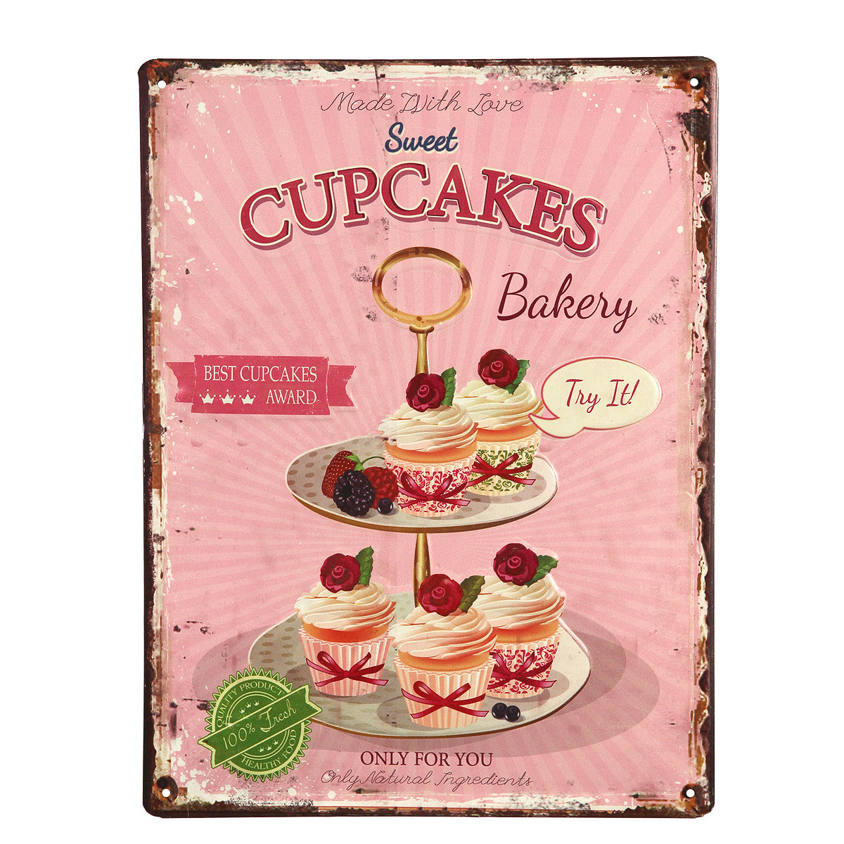 Cupcake-Schild, 33 cm